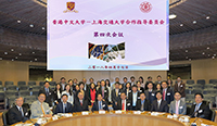 Participating members of CUHK and SJTU pose for a group photo